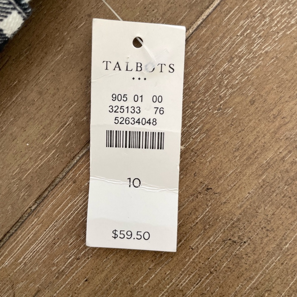 Talbots Checkered Skirt